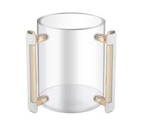 Fegtrtyoa Tazza per Lavarsi Le in per La Preghiera Ebraica, Forma Rotonda in Acrilico con Due Manici in Metallo per L'Uso nel della Cucina