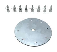 Fegtrtyoa Terminali della Piastra di Contrappeso della Piastra di A Terra del Disco di Rete Dedicati Progettati per L'Antenna -12-12