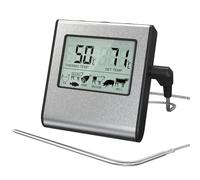Fegtrtyoa Termometro Digitale per Carne con Sonda per Cottura Display LCD Misuratore di Temperatura Elettronico per Grill, Uso In Cucina