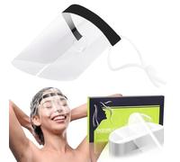 Fegtrtyoa Visiere per il Viso Trasparenti In Plastica per Microblading e Protezione Delle Ciglia, 50 Pezzi, Protettori per il Viso da Doccia.