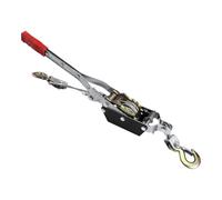 Fegtrtyoa Wire Rope Hand Power Puller Heavy Duty Power Puller Wire Power Puller Tighten Tool Tightener Double Hook Lifting Tool 2T