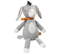 Fehn 052077 Peluche asino fehnNATUR - compagno di gioco, protettore e coccole: peluche con cotone biologico da coltivazione biologica controllata kbA - per neonati e bambini a partire da 0 mesi