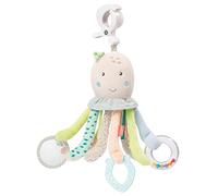 Fehn 054460 Polpo per attività ludico educative, giocattolo da afferrare e scoprire per neonati e bambini da 0+ mesi, stimola il senso del tatto, dimensioni: 30 cm