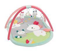 Fehn 057010 3-D-Activity-Decke Aiko & Yuki - Spielspaß zum Fühlen & Greifen für Babys und Kleinkinder ab 0+ Monaten - Maße: 85 x 110 cm