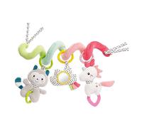 Fehn 057034 Activity-Spirale Aiko & Yuki - Spielspaß zum Fühlen & Greifen - Für Babys und Kleinkinder ab 0+ Monaten - Länge: 30 cm