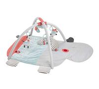 Fehn 059014 Coperta Loopy & Lotta con attività ludico educative 3D, gioco divertente per toccare e afferrare, per neonati e bambini dalla nascita in poi, dimensioni: 85 x 110 cm