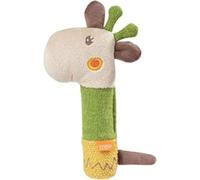 Fehn 059120 - Giocattolo a forma di giraffa per sonaglio, sonaglio, sensazione, gioco con morbido peluche di peluche, un compagno fedele per neonati e bambini a partire da 0 mesi