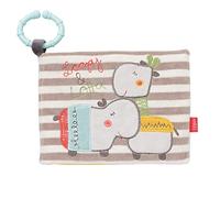 Fehn album fotografico Loopy & Lotta - libro fotografico di ricordi da disegnare e sentire in tessuto - album giocattolo per la nascita per neonati e bambini da 0+ mesi per memorizzare volti + nomi