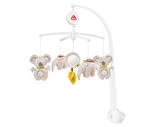 Fehn Music Mobile Australia - Giocattolo musicale di aiuto al sonno con simpatici animali - mobile music box con melodia "ninna nanna di Brahms" - Music mobile per culla per bambini da 0 a 5 mesi
