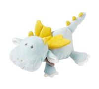 Fehn Cuscino riscaldante con drago animale, cuscino lenitivo per bambini semi d'uva in un simpatico peluche a forma di drago, il relax neonati e da 0+ mesi