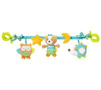 Fehn 071535 Catenella per passeggino Sleeping Forest catenella mobile con simpatiche figure da appendere alla carrozzina, al seggiolino auto o al lettino, per neonati e bambini da 0 + mesi, 45 cm
