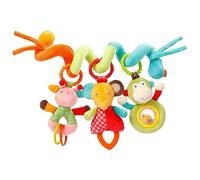 Fehn 074451 Attività Safari con spirale in tessuto da afferrare e percepire, per il lettino, la carrozzina, il box, regolabile, per neonati e bambini da 0 + mesi, Lunghezza: 30 cm, 1 Unità(Conf. da 1)