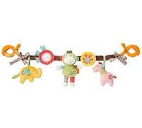 Fehn 074550 Catenella per passeggino Safari: catenella mobile con simpatiche figure da appendere alla carrozzina, al seggiolino auto o al lettino, per neonati e bambini da 0 + mesi, lunghezza: 45 cm