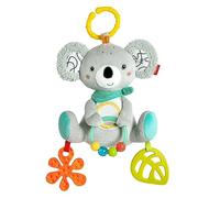 Fehn Giocattolo Bambini Koala Giocattolo per Le abilità motorie con Anello di Fissaggio Giocattolo con Elementi di Presa per mordere, afferrare e Scoprire per Bambini e Neonati da 3+ Mesi