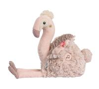 Fehn Aiuto per addormentarsi, fenicottero, con modulo audio: peluche con modulo audio elettronico rimovibile con sensore Cry, per neonati e bambini a partire da 0 mesi