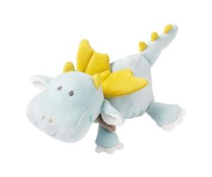 Fehn animale termico drago - Cuscino con semi d'uva in un grazioso peluche a forma di drago - Cuscino termico per il relax di neonati e bambini piccoli a partire da 0+ mesi