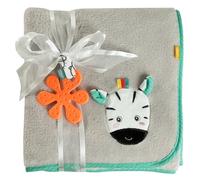 BABY FEHN DoBabyDoo Cuddleblanket Zebra coperta con dentaruolo 100x75 cm