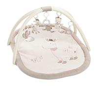 Fehn coperta attività 3D arco di gioco Perù - Tappeto da gioco con 5 giocattoli rimovibili da afferrare - per neonati e bambini a partire da 0+ mesi - come regalo per la nascita