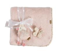 Fehn Coperta Coccolosa Uccello, Coperta Accogliente, per le Coccole, Come Tappetino per Gattonare, Piumone o Coperta per la Casa e per I Viaggi