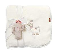 Fehn Coperta con lama - morbida coperta per neonati e bambini a partire da 0 mesi - per coccolarsi, come tappetino per gattonare, telo o coperta per casa e in viaggio