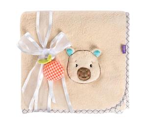 Fehn Coperta neonato Capybara Clara - Plaid morbido per coccole | Per le coccole, come tappetino da gioco, telo comfort o coperta - a casa e in viaggio