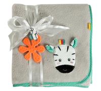 Fehn Coperta Zebrata, Accogliente Coperta di Coccole come Coperta per Neonati, C