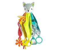 Fehn Doudou Volpe - Gioco e sonno | Peluche con testa di animale da afferrare, toccare e coccolare - per neonati e bambini dalla nascita