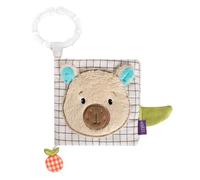 Fehn Fabric Book Capybara Clara - Libro tattile con motivi animali da afferrare