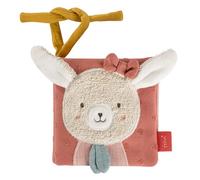 Fehn Fabric Book Rabbit - Libro tattile con motivi di animali da afferrare