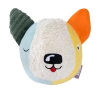 Fehn in tessuto NATUR cane - palla da gioco con mix di materiali e sonaglio - da afferrare per promuovere le abilità motorie - giocattolo per neonati e bambini da 0+ mesi