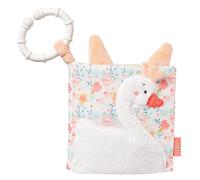 Fehn libro di stoffa Il lago dei cigni - Libro tattile con motivi animali - giocattolo da appendere al passeggino e al seggiolino auto - per neonati e bambini piccoli a partire da 0+ mesi