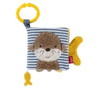 Fehn Libro di Stoffa Lontra, Libro da Sfogliare con Motivi Animali: 8 Pagine con Colori e Funzioni Entusiasmanti da Sentire, Afferrare e Ammirare, Compagno Ottimo per la Casa e Il Viaggio da 0+ Mesi