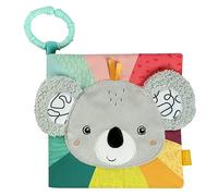 Fehn Libro in tessuto Koala - Libro tattile da afferrare | 8 pagine con colori e funzioni da toccare e scoprire - ideale a casa e in viaggio