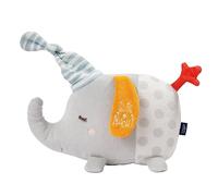 Fehn Elefante con luce notturna Peluche con ricamo Ausilio per il sonno del bambino come lampada da comodino, luce per l'allattamento, lampada notturna e lampada da letto Per bambini da 0+ mesi