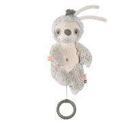 Fehn Mini carillon bradipo - Peluche & aiuto per addormentarsi: carillon con dolce melodia "sai quanti lein stare" - per neonati e bambini a partire da 0+ mesi