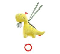 Fehn mini carillon dino - peluche e aiuto per addormentarsi: Carillon a carica con dolce melodia ninna nanna di Mozart calma in ogni situazione - per neonati e bambini da 0 mesi