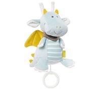 Fehn Mini carillon Drago - Peluche per neonati | Carillon a carica con melodia Dormi, bambino - calma il bambino fin dalla nascita
