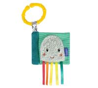 Fehn Mini-Knisterbuch Tintenfisch - Mini-Fühlbuch mit Natur-Motiven: 6 Seiten mit spannenden Materialien & Funktionen zum Fühlen, Greifen und Staunen - Ein perfekter Begleiter für zuhause & unterwegs