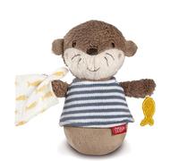 Fehn mini lontra stand-up - Divertente giocattolo motorio da afferrare, toccare, sentire e spingere - Per neonati e bambini piccoli a partire da 0+ mesi