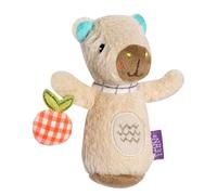 Fehn Mini Rattle Capybara Clara - Giocattolo per la dentizione: sonaglio, gioco e tatto
