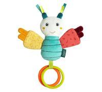 Fehn Mini-Schmetterling - Activity Greifling mit Rassel, Quietsche, Raschelpapier - Baby Spielzeug fördert spielerisch Sinne & Motorik - Spieltier für Babys und Kleinkinder ab 0+ Monaten
