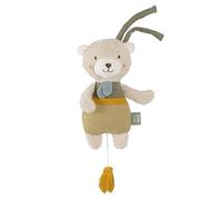 Fehn Mini Orso Carillon fehnNATUR Peluche e Aiuto per Il Sonno in Cotone, Biologico Melodia, Ninna Nanna di Schubert, in Viaggio e a casa per Neonati e Bambini Piccoli
