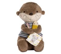 Fehn Morbida lontra Theo, "Ciao piccolo/a" - Peluche e aiuto per il sonno