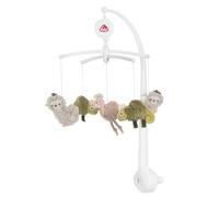 Fehn Musica Mobile Lazy, Crazy & Pink - Musica mobile con carillon Melodia "Brahms Ninna nanna" - Addormentarsi per calmare e occupazione - Mobile con fissaggio per lettino per bambini da 0 a 5 mesi