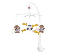 Fehn Musik-Mobile Otter - Aufzieh-Mobile mit Spieluhr-Melodie „Mozarts Wiegenlied“ und Figuren zur Beruhigung & Beschäftigung - Mit Bett-Befestigung für Babys von 0-5 Monaten