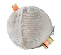 Fehn Palla da gioco con sonaglio con bradipo, mix di materiali, per lanciare, afferrare, da far rotolare, stimola le capacità motorie del bambino, per neonati e bambini da 0 mesi