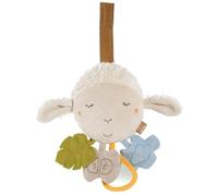 Fehn pecora attività NATUR - gioco di attività motoria da appendere con ciondoli da afferrare e che fanno rumore - con cotone da coltivazione biologica - per bambini dalla nascita