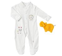 Fehn- Pigiama fehnNATUR (62), Animalier, Multicolore, 2 Stück (1er Pack), 00056471