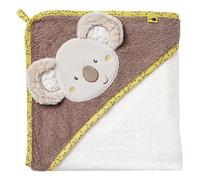 Fehn Poncho bagno con cappuccio Australia - Asciugamano in spugna | Assorbente e morbido, con cappuccio e motivo animale - asciugamano da bagno per neonati e bambini dalla nascita