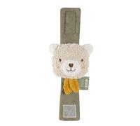 Fehn Rasselarmband Bär fehnNATUR - Activity-Armband mit Rassel und Bio-Baumwolle (kbA) zum Greifen, Bewegen & Geräusche erzeugen - Lernspielzeug für Babys und Kleinkinder ab 0+ Monaten